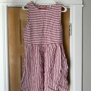 Pyne & Smith Red Striped Women's Dress